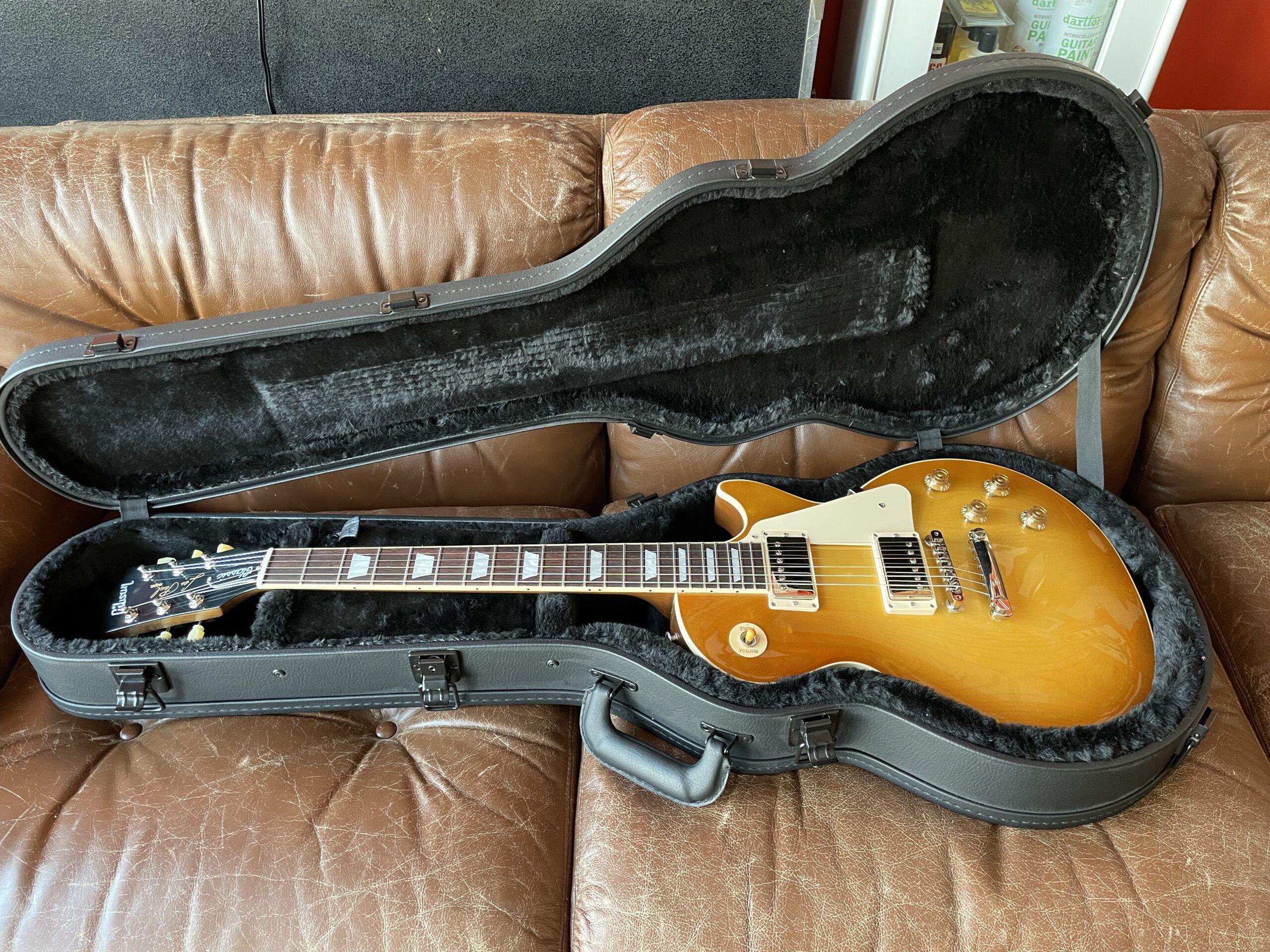 2022 Gibson Les Paul Classic, Honeyburst - factory MOD - Andbadguitars